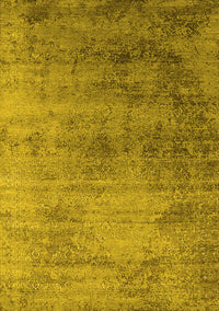 Oriental Yellow Industrial Rug, urb2752yw