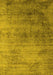 Oriental Yellow Industrial Rug, urb2752yw