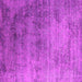 Square Machine Washable Oriental Pink Industrial Rug, wshurb2752pnk
