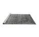 Sideview of Machine Washable Oriental Gray Industrial Rug, wshurb2752gry