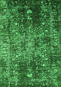 Oriental Green Industrial Rug, urb2753grn