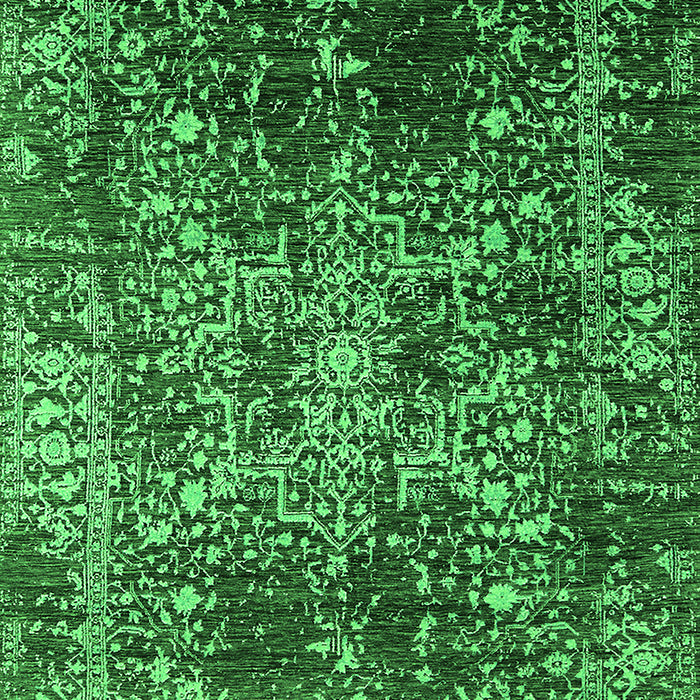 Oriental Green Industrial Rug, urb2753grn