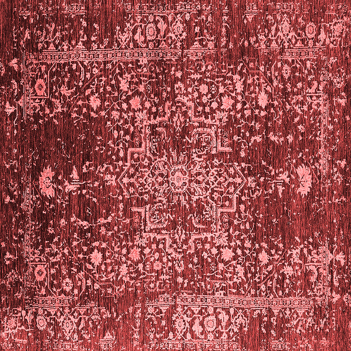 Machine Washable Oriental Red Industrial Rug, wshurb2753red