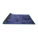 Sideview of Oriental Blue Industrial Rug, urb2753blu