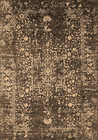 Oriental Brown Industrial Rug, urb2753brn