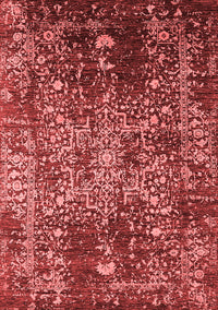 Oriental Red Industrial Rug, urb2753red