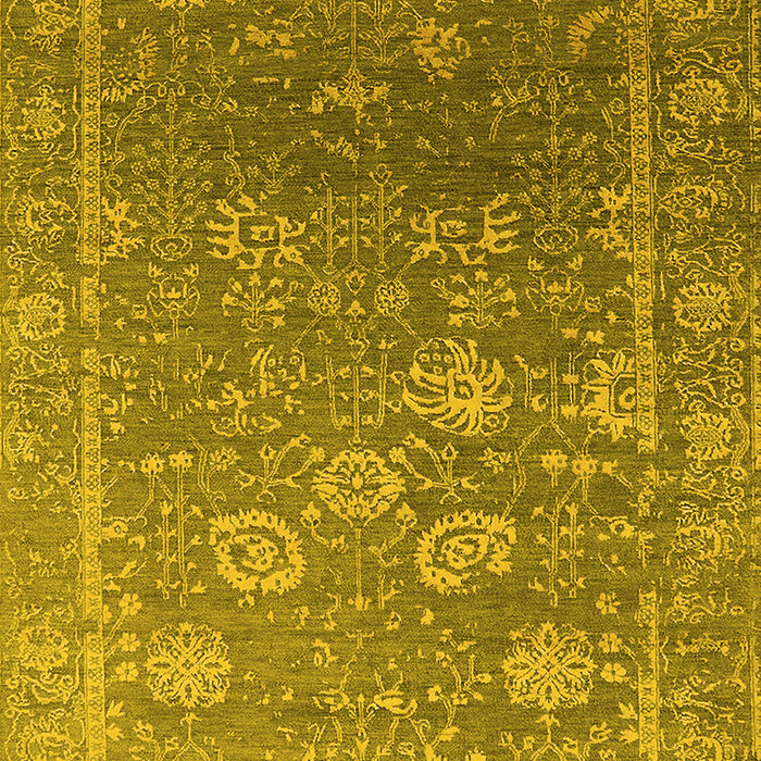 Oriental Yellow Industrial Rug, urb2754yw