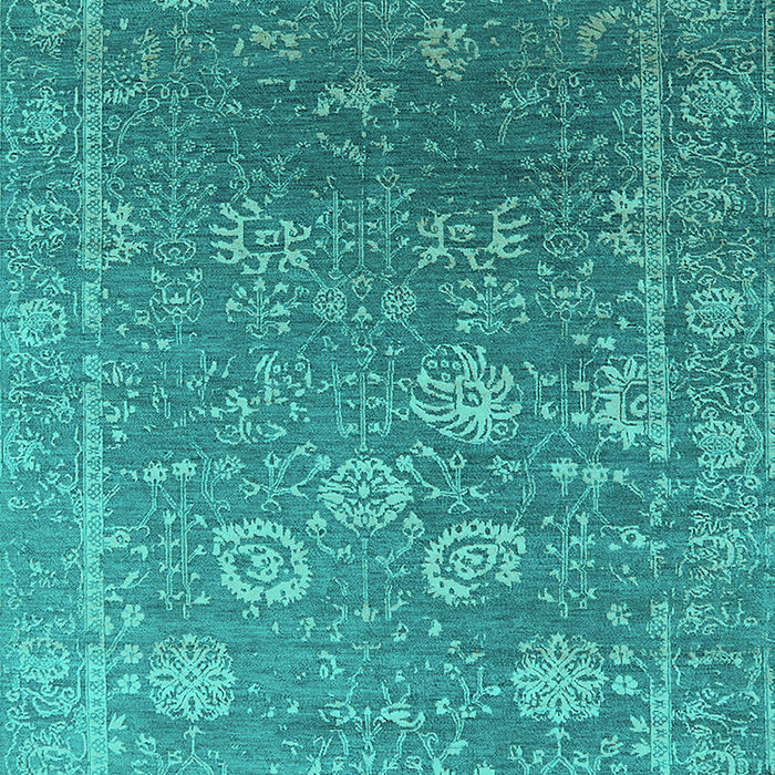 Oriental Turquoise Industrial Rug, urb2754turq