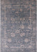 Mid-Century Modern Dark Gray Oriental Rug, urb2754