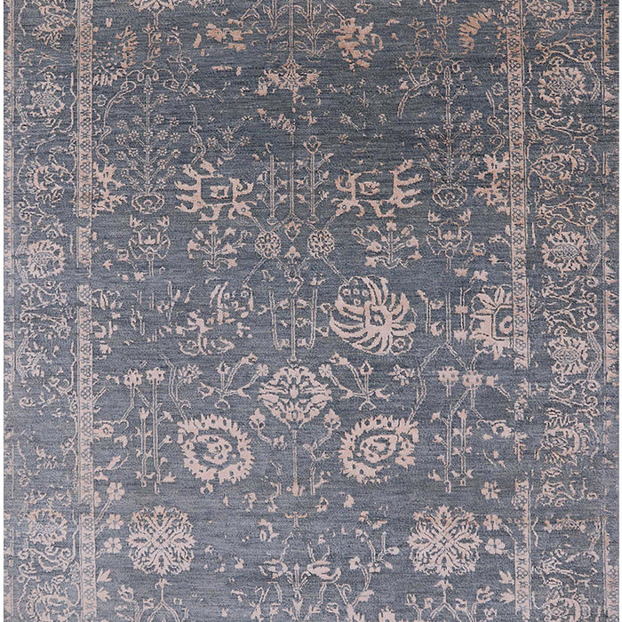 Mid-Century Modern Dark Gray Oriental Rug, urb2754