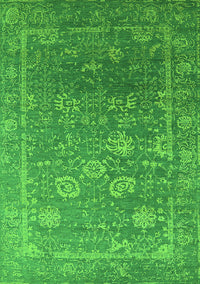 Oriental Green Industrial Rug, urb2754grn