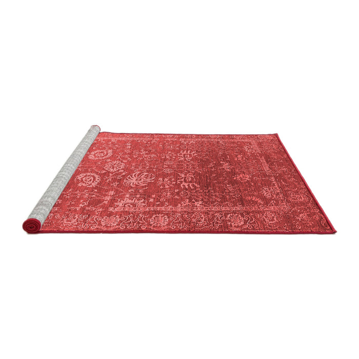 Industrial Red Washable Rugs