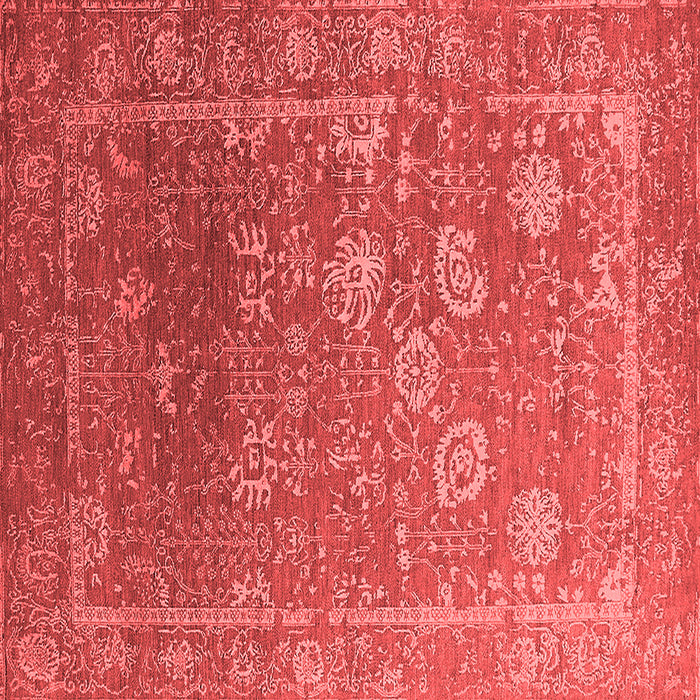 Machine Washable Oriental Red Industrial Rug, wshurb2754red