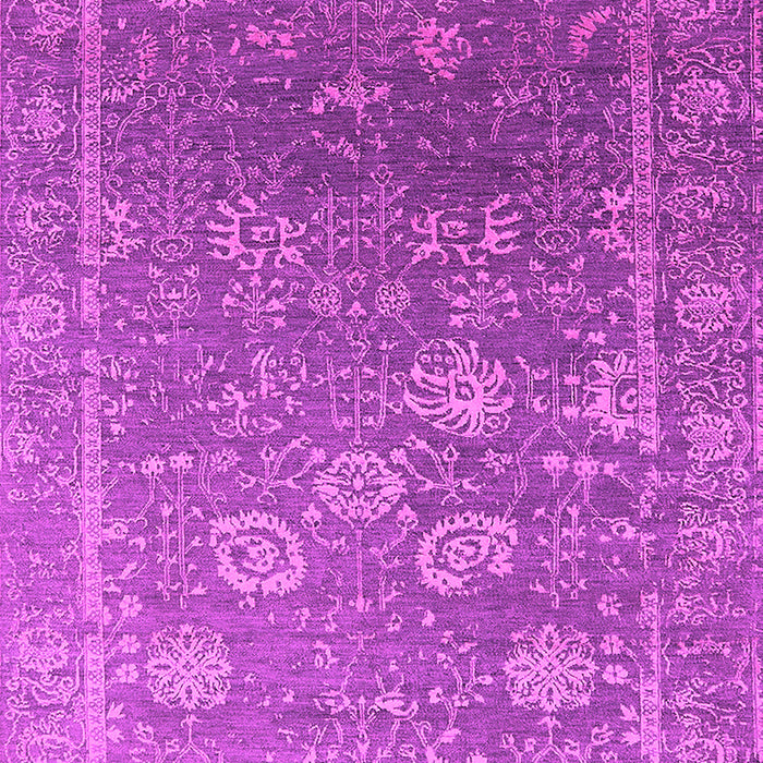 Machine Washable Oriental Pink Industrial Rug, wshurb2754pnk