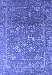 Oriental Blue Industrial Rug, urb2754blu