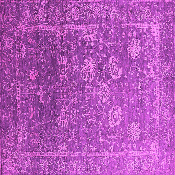 Square Oriental Pink Industrial Rug, urb2754pnk