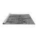 Sideview of Machine Washable Oriental Gray Industrial Rug, wshurb2755gry