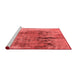 Industrial Red Washable Rugs