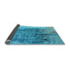 Sideview of Oriental Light Blue Industrial Rug, urb2755lblu