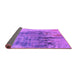 Sideview of Oriental Purple Industrial Rug, urb2755pur