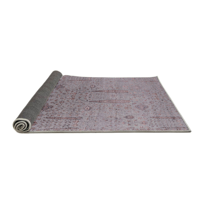 Sideview of Mid-Century Modern Rose Purple Oriental Rug, urb2756