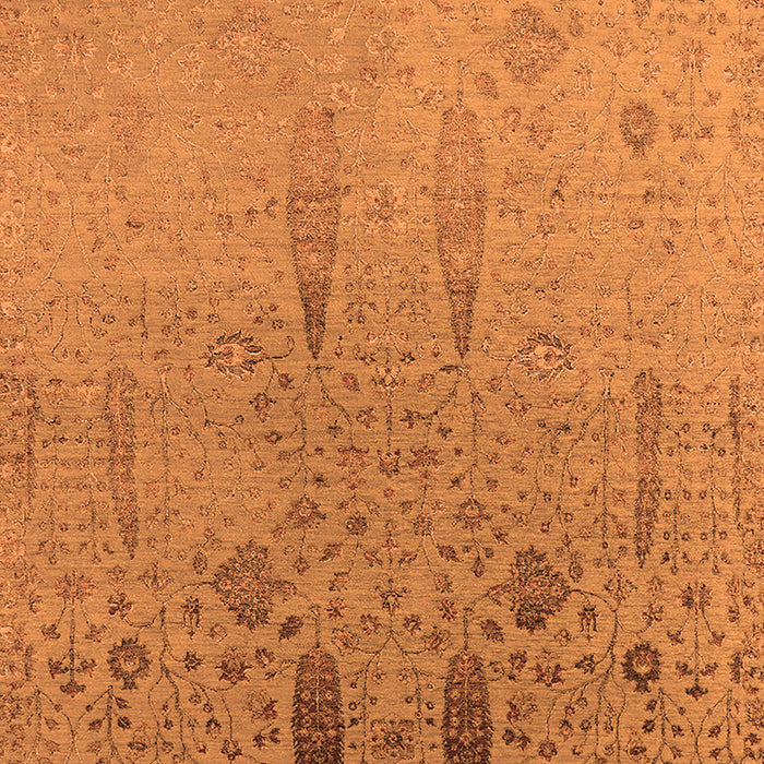 Oriental Orange Industrial Rug, urb2756org