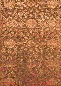 Oriental Orange Industrial Rug, urb2757org