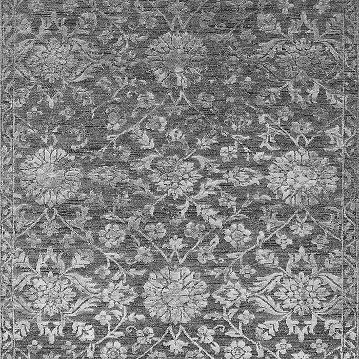 Machine Washable Oriental Gray Industrial Rug, wshurb2757gry