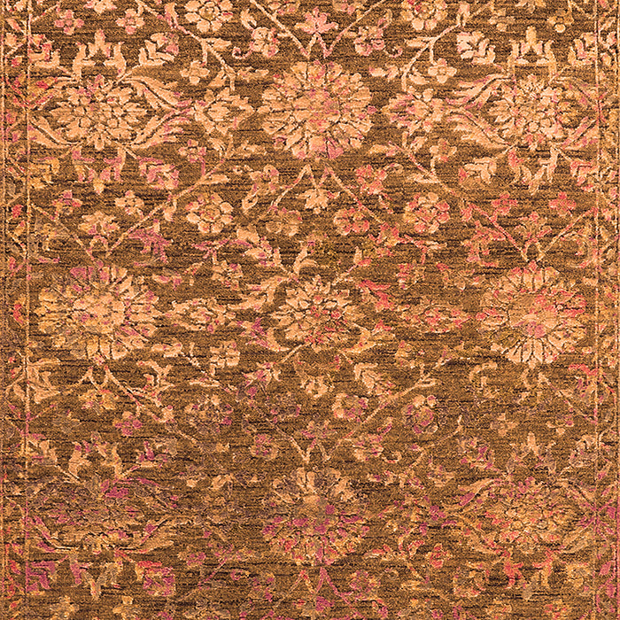 Machine Washable Oriental Orange Industrial Area Rugs, wshurb2757org