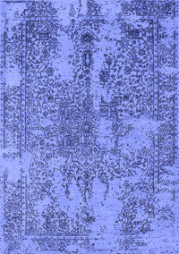 Oriental Blue Industrial Rug, urb2758blu