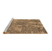 Sideview of Machine Washable Oriental Brown Industrial Rug, wshurb2758brn