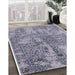 Machine Washable Industrial Modern Wisteria Purple Rug in a Family Room, wshurb2758