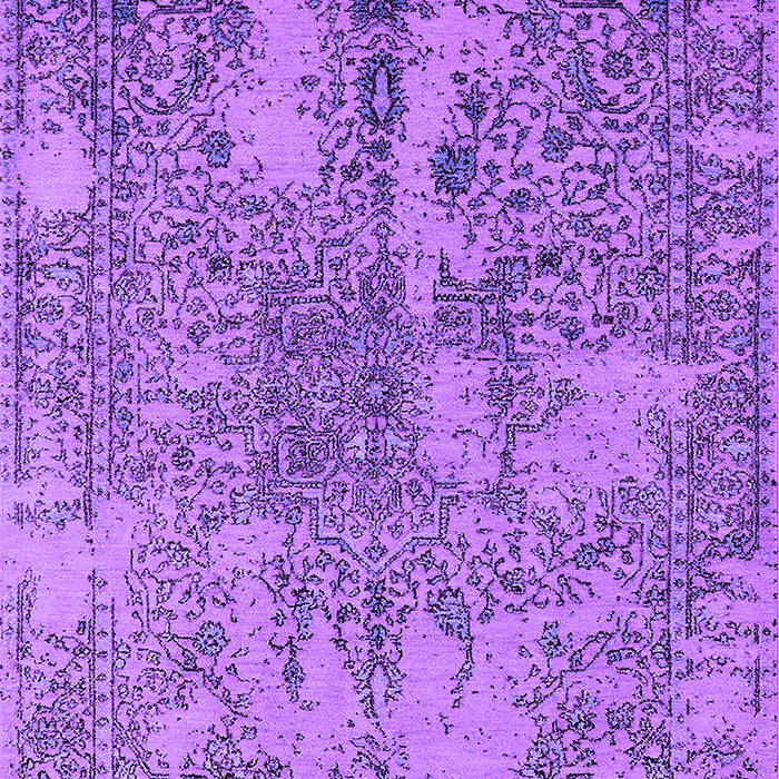 Machine Washable Oriental Purple Industrial Area Rugs, wshurb2758pur
