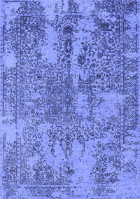 Oriental Blue Industrial Rug, urb2759blu