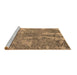 Sideview of Machine Washable Oriental Brown Industrial Rug, wshurb2759brn