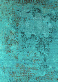 Oriental Turquoise Industrial Rug, urb2760turq