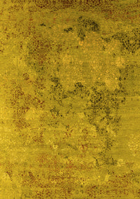 Oriental Yellow Industrial Rug, urb2760yw