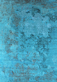 Oriental Light Blue Industrial Rug, urb2760lblu