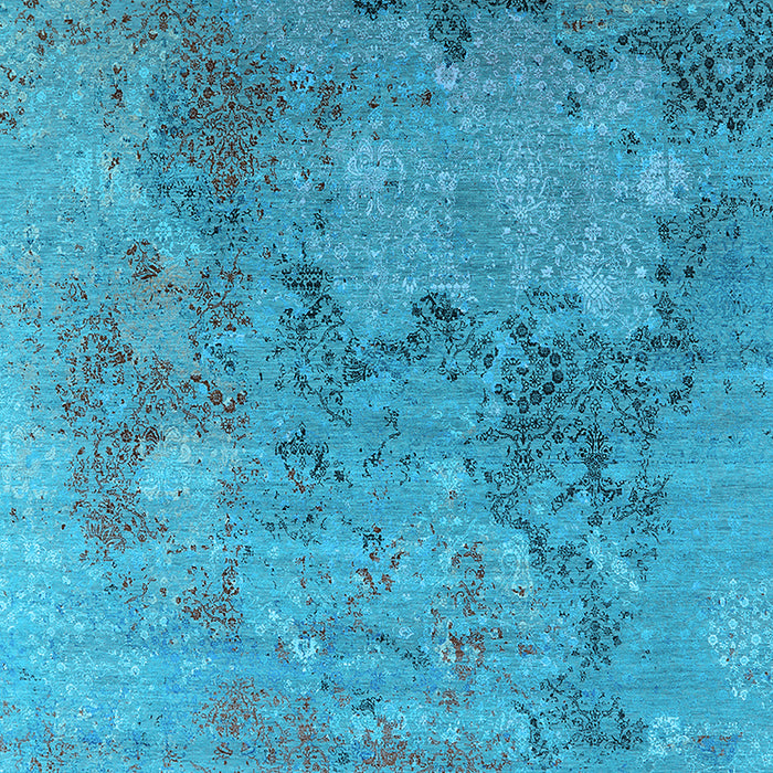 Oriental Light Blue Industrial Rug, urb2760lblu