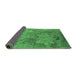 Sideview of Oriental Emerald Green Industrial Rug, urb2760emgrn