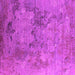 Square Machine Washable Oriental Pink Industrial Rug, wshurb2760pnk