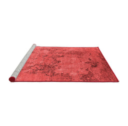Industrial Red Washable Rugs