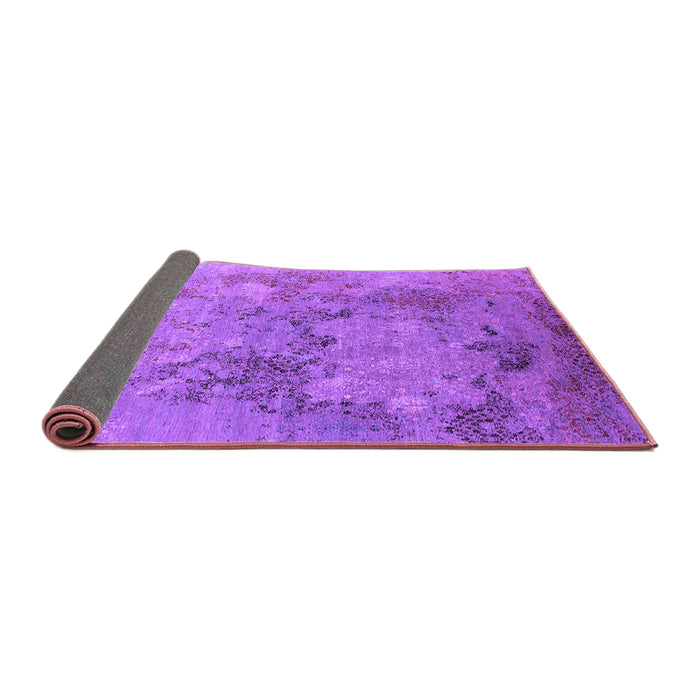 Sideview of Oriental Purple Industrial Rug, urb2760pur