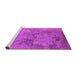 Sideview of Machine Washable Oriental Pink Industrial Rug, wshurb2760pnk