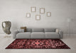 Industrial Red Washable Rugs