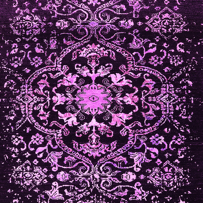 Machine Washable Oriental Pink Industrial Rug, wshurb2761pnk