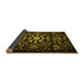 Sideview of Oriental Yellow Industrial Rug, urb2761yw