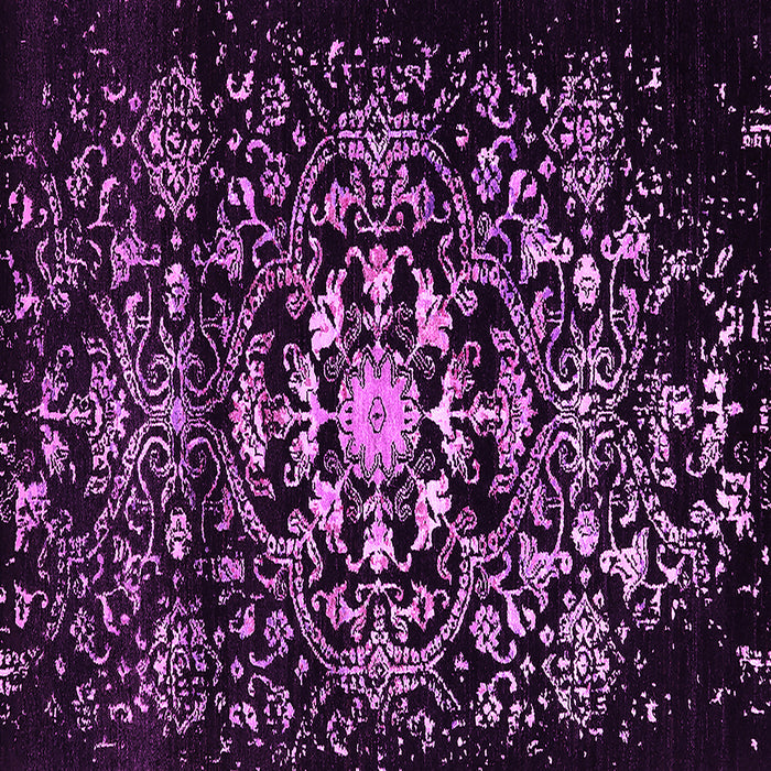 Square Oriental Pink Industrial Rug, urb2761pnk