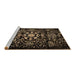 Sideview of Machine Washable Oriental Brown Industrial Rug, wshurb2761brn