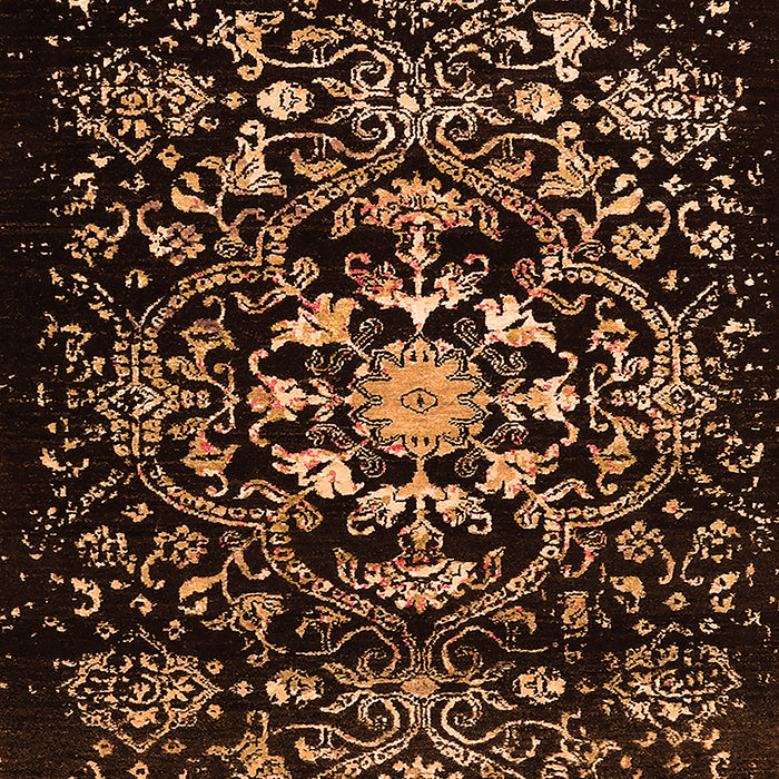 Machine Washable Oriental Orange Industrial Area Rugs, wshurb2761org